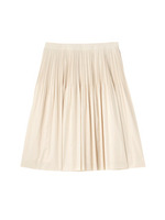 消しプリーツフレアスカート/ナチュラル(650)