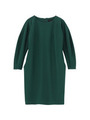八分袖コクーンワンピース/グリーン(022)