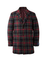 MOONツィードダウンチェスターコート/ブルー系(094)