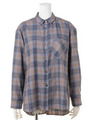 NATIVE FLANNEL CHECK シャツ/IVORY