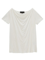 [L]ドレープカットソー/ホワイト(004)