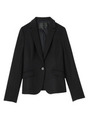 ウールテーラードジャケット/ブラック(019)