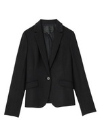 ウールテーラードジャケット/ブラック(019)