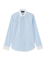 オックスクレリックシャツ/サックス(590)