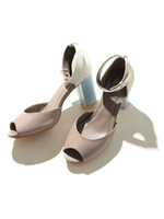 バイカラーパンプス/PNK