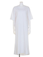 HEAVY WEIGHT カット マキシ ワンピース/WHT