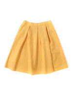 【Set Fair対象】【期間限定価格】タックフレアスカート/イエロー