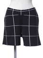 Box jacquard knit pants/WHITE