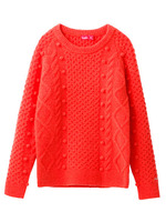 FISHERMAN SWEATER/ORANGE