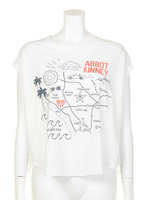 JF  ABBOT KINNEY T/SH/WHITE