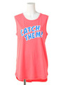 PLEATED TANK TOP/PINK