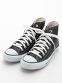 【CONVERSE】コンバース レザー オールスター ローカットスニーカー/BLACK