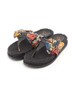 【GAIMO ESPADRILLES】ZANIA/ESPADRILLE RIBBON THONG SANDAL/DENIM