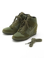 【NIKE】WMNS DUNK SKY HI ESSENTIAL/ROUGH GREEN