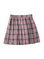 【Teens Ever】プリーツスカート(ピンク×黒×白) M/ピンク