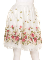 プリマローズプリントスカート/クロ