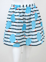 ストロベリー     ボーダーミニスカート/BU