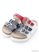 フラットサンダル/トリコ