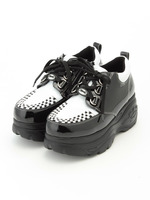 厚底スニーカー/BLACK WHITE