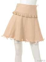 Kz 裾リボンS/K/ベージュ