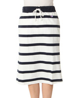 【CHW】E202 ボーダータイトスカート/グレー