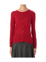 クルーネックニットカーディガン/ネイビー系(393)