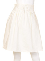 スピンドルフレアスカート/ホワイト