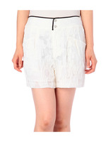 タックショートパンツ/ホワイト(002)