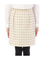 ファンシー千鳥柄タイトスカート/ベージュ(452)