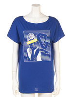 TC天竺ロゴT/ブルー