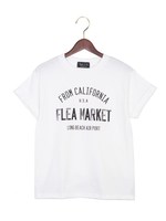 TeA EYE(ティーアイ) FREE MARKET TEE/White