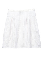 [L]エンブロイダリーレーススカート/ホワイト(103)