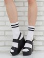 【5/7 ヒルナンデスご紹介商品】S・Wベルトウェッジ/サンダル/オフホワイト