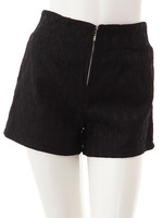 【ECURY】ジャガードショートパンツ/ブラック