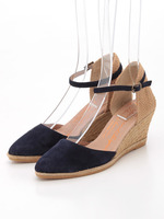 【GAIMO】セパレートスエードパンプス/ネイビースウェード