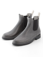 【MEDUSE】サイドゴアレインブーツ/シルバー