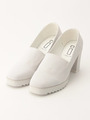 【i】ゴムパンプス/WHITE