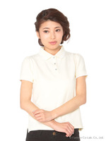 キャンディーカラーポロトップス/ベビーピンク