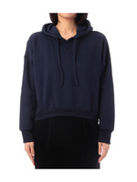 クロップドフーデットプルオーバー/グレー系(012)