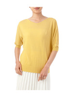 リボン使いVネックニットプルオーバー/ホワイト(001)