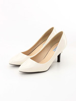 【ILIMA】ヒールスモールリボンポインテッドパンプス/ネイビー