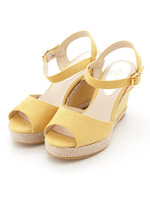 【chum chum】ソフトカラーウエッジサンダル/YE