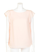 バックデザインブラウス/ピンク