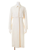 ロングトレンチコート/WHT