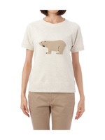 しろくま裏毛半袖プルオーバー/グレー系(010)