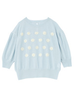 サテンフラワーニット/ベビーピンク(071)