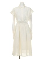 シャツワンピース/ホワイト