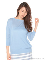 ドルマンニットチュニック/ピンク