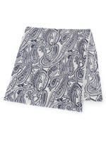 ニットペイズリープリントストール/ダークブラウン(043)