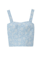 フラワージャカードビスチェ/ネイビー系(093)